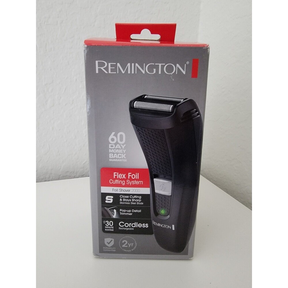 Remington Foil Shaver 2000 Cordless Rechargeable Flex Cutting System PF7200 NEW